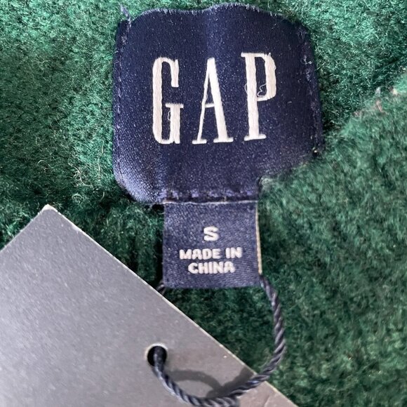 Gap Green Sweater NWT Soft Knit Minimalist Y2K Cozy Core Style Small Clean Fit - Picture 3 of 11